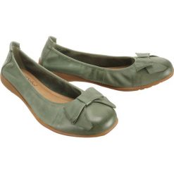 Josef Seibel 74802 133 610 Fenja 02 mint, baleriny, czółenka damskie. Zielone baleriny damskie Josef Seibel, bez wzorów, ze skóry, bez obcasa. Za 289.90 zł.