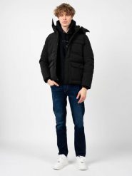 Pepe Jeans Kurtka "Jobs" | PM402611 | Jobs | Mężczyzna | Czarny. Czarne kurtki męskie Pepe Jeans, m, bez wzorów, z jeansu, bez kaptura. W wyprzedaży za 639.00 zł.