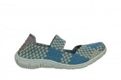 Półbuty Rock Cape Town Bluegrass 032935, Niebieski, Materiał - 39. Niebieskie półbuty damskie Rock Spring, bez wzorów, z materiału, rockowe, bez obcasa. W wyprzedaży za 134.10 zł.