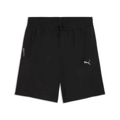 Szorty Puma Pumatech. Czarne szorty męskie Puma, z materiału, bez kołnierzyka. Za 163.99 zł.