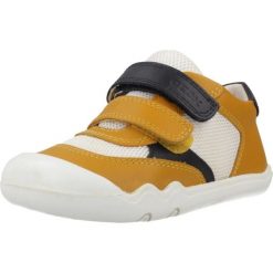 Buty GEOX B STEPPIEUP Żółty. Żółte buty trekkingowe męskie Geox, ze skóry, bez zapięcia, na fitness i siłownię. Za 188.99 zł.