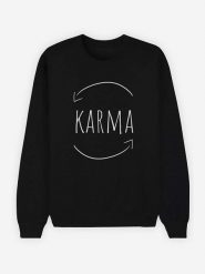 WOOOP Bluza "Karma" w kolorze czarnym rozmiar: L. Czarne bluzy bez kaptura męskie Wooop, l. Za 109.78 zł.