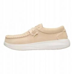 HeyDude Damskie Mokasyny Wendy Comf Suede Perf. Białe mokasyny damskie Hey dude, z materiału. Za 349.00 zł.