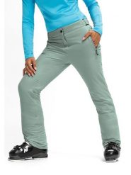 Maier Sports Spodnie narciarskie "Vroni slim 2.0" w kolorze zielonym rozmiar: 52. Zielone spodnie dresowe damskie Maier Sports, narciarskie. Za 522.14 zł.