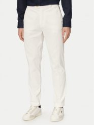 Aeronautica Militare Spodnie materiałowe 261PA1711UCT04292 Biały Regular Fit. Białe spodnie materiałowe męskie AERONAUTICA MILITARE, bez wzorów, z bawełny. Za 599.99 zł.