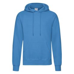 Męska Klasyczna Bluza Z Kapturem. Niebieskie bluzy z kapturem męskie Fruit of the Loom, m. Za 81.99 zł.
