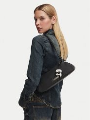 KARL LAGERFELD Torebka B3W30124 Czarny. Czarne torebki klasyczne damskie Karl Lagerfeld, bez wzorów, ze skóry, bez dodatków. Za 779.99 zł.