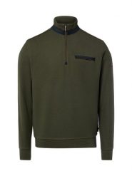 Bugatti bluza typu troyer Mężczyźni zielony, XXXL. Zielone bluzy bez kaptura męskie Bugatti, m. Za 499.95 zł.