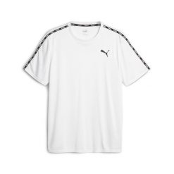 T-Shirt treningowy męski PUMA Essentials Taped. Białe t-shirty męskie Puma, l, bez wzorów, bez kołnierzyka. Za 79.99 zł.