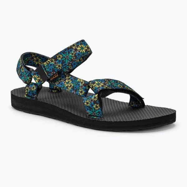 Sandały damskie Teva Original Universal Wildflower. Czarne obuwie trekkingowe damskie Teva, bez wzorów, bez obcasa. Za 179.99 zł.