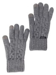 Roadsign Rękawiczki w kolorze jasnoszarym rozmiar: onesize. Szare rękawiczki damskie Roadsign, bez wzorów, prążkowane. Za 26.99 zł.
