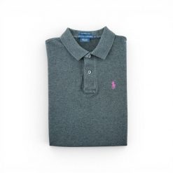Second life - Polo Ralph Lauren damskie koszulka z krótkim rękawem - Jak nowy. Szare bluzki sportowe damskie Ralph Lauren, l, z materiału, bez kołnierzyka, bez ramiączek. Za 127.76 zł.
