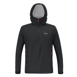 Kurtka Sportowa Męska Salewa Puez 2.5L Ptx. Czarne kurtki treningowe męskie Salewa, l, bez wzorów, trekkingowe. W wyprzedaży za 526.00 zł.