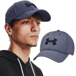 Czapka męska UNDER ARMOUR Blitzing Cap. Niebieskie czapki męskie Under Armour, bez wzorów, sportowe. Za 99.99 zł.