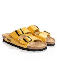 Sunbay Klapki "Trefle" w kolorze żółtym rozmiar: 41. Żółte klapki damskie Sunbay, bez wzorów, bez obcasa. Za 131.74 zł.