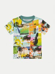 Guess T-Shirt N5GI19 K8HM4 Kolorowy Regular Fit. T-shirty chłopięce Guess, z aplikacjami, z bawełny, bez ramiączek. Za 69.99 zł.