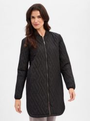 Soyaconcept® Płaszcz pikowany Kobiety czarny, XXL. Czarne płaszcze damskie xxl, bez wzorów, eleganckie. Za 449.95 zł.