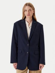 Tommy Hilfiger Marynarka Elevated WW0WW46808 Granatowy Relaxed Fit. Niebieskie marynarki i żakiety damskie Tommy Hilfiger, bez wzorów, z bawełny. Za 1,169.00 zł.