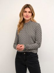 Cream Sweter Crmarion 10610549 Czarny Regular Fit. Czarne swetry klasyczne damskie Cream, xs, z wiskozy, bez kołnierzyka. Za 249.99 zł.