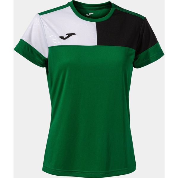 Damska koszulka Joma Camiseta Manga Sky Zielono-Czarna XS. Białe t-shirty damskie Joma, xs, bez wzorów, bez kołnierzyka. Za 153.99 zł.