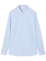 TATUUM Bluzka w kolorze błękitnym rozmiar: 36. Niebieskie bluzki damskie Tatuum, bez wzorów, bez kołnierzyka, bez ramiączek. Za 122.09 zł.