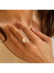 Les Petites Précieuses Pozłacany pierścionek z kwarcem rozmiar: 50. Różowe pierścionki damskie Les Petites Précieuses, z kwarcem, pozłacane. Za 319.13 zł.