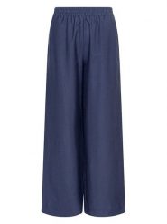 MOSS COPENHAGEN Spodnie w kolorze granatowym rozmiar: XL. Niebieskie spodnie materiałowe damskie MOSS COPENHAGEN, bez wzorów, z materiału. Za 176.08 zł.