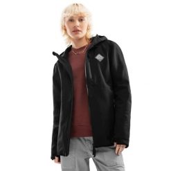 Kurtka lifestylowa damska W2-W Mckinley LF. Czarne kurtki damskie SIROKO, m, bez wzorów, z materiału, z kapturem. Za 341.00 zł.