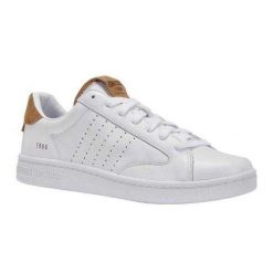 Męskie Skórzane Buty Treningowe Lozan Klub Full Grain. Białe buty fitness męskie K-Swiss, trekkingowe. Za 199.00 zł.