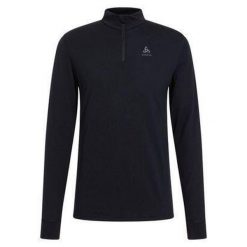 T-shirt thermique Odlo Merino 200 col zippé manches longues clair. Czarne bielizna termoaktywna męska Odlo, l, bez wzorów, bez kołnierzyka. Za 388.49 zł.