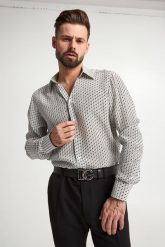Koszula męska jedwabna DOLCE & GABBANA. Koszule męskie Dolce & Gabbana, m, bez wzorów, z jedwabiu, bez kołnierzyka, bez ramiączek. W wyprzedaży za 4,829.25 zł.