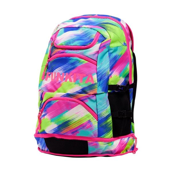 Plecak torba do szkoły na basen siłownię trening Funkita Streaky Strokes. Niebieskie plecaki męskie FUNKITA, bez wzorów, z materiału. Za 260.99 zł.