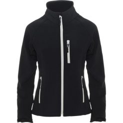 Kurtka Damska Antartida Soft Shell. Czarne kurtki damskie ROLY, l, bez wzorów, bez kaptura. Za 122.99 zł.