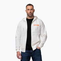 Bluza męska Pitbull Blacky Sweatshirt Zip Hooded. Białe bluzy z kapturem męskie PITBULL, l, z bawełny. Za 249.99 zł.
