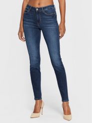 Guess Jeansy W2YA46 D4Q03 Granatowy Skinny Fit. Niebieskie jeansy damskie Guess. Za 319.99 zł.