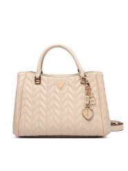 Guess Torebka Stacey HWGG97 41060 Beżowy. Brązowe torebki klasyczne damskie Guess, z aplikacjami, ze skóry, bez dodatków. Za 634.99 zł.