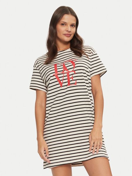 Hunkemöller Koszula nocna 206554 Kolorowy Regular Fit. Koszule nocne damskie Hunkemöller, bez wzorów, z bawełny. Za 49.99 zł.