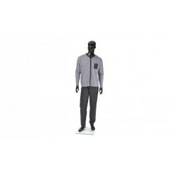 Piżama męska rozm. L zapinana wzór Massana. Szare piżamy męskie Massana Homewear, l, bez wzorów, z bawełny, bez ramiączek. Za 329.00 zł.