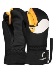 Reusch Rękawiczki funkcyjne "Peggy" w kolorze czarnym rozmiar: 3/4. Czarne rękawiczki dziecięce REUSCH, ze skóry, bez ramiączek. Za 100.28 zł.