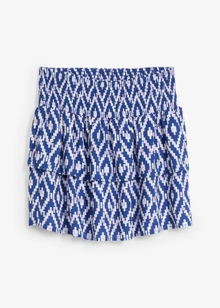 Spódnica mini z lejącej wiskozy. Czerwone spódniczki damskie bonprix, na lato, bez wzorów, z wiskozy, mini. Za 37.99 zł.