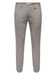 ONLY & SONS Spodnie chino w kolorze szarym rozmiar: W28/L32. Szare spodnie materiałowe męskie Only & Sons, bez wzorów, z materiału. Za 70.24 zł.