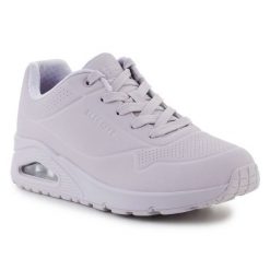 Buty Skechers Uno Stand On Air 73690-LAV fioletowe. Fioletowe buty sportowe na co dzień damskie bez wzorów, z materiału. Za 544.84 zł.