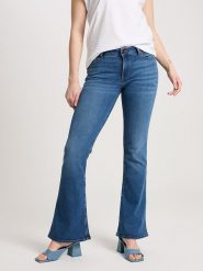 Cross Jeans Dżinsy - Flare fit - w kolorze niebieskim rozmiar: W33/L32. Niebieskie jeansy damskie Cross Jeans, z podwyższonym stanem. Za 131.74 zł.
