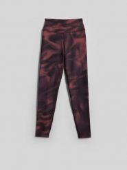 4F Legginsy treningowe szybkoschnące damskie - brązowe XL. Brązowe legginsy damskie 4f, l, bez wzorów. Za 149.99 zł.