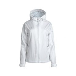 Kurtka damska wodoodporna ATMORE, oddychająca i wiatroszczelna, chroniąca przed. Białe kurtki przeciwdeszczowe damskie IZAS, bez kaptura. Za 443.43 zł.