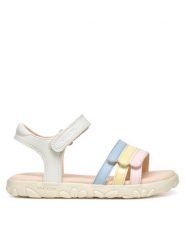 Geox Sandały J Haiti J458ZD 000BC C0653 D Kolorowy. Sandały dziewczęce Geox, ze skóry, bez zapięcia. Za 229.99 zł.