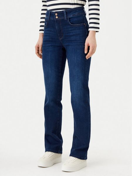 Guess Jeansy W5RA0V D5L91 Granatowy Regular Fit. Niebieskie jeansy damskie Guess. Za 269.99 zł.