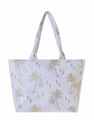 BLE Shopper bag w kolorze białym - 42 x 35 x 20 cm rozmiar: onesize. Białe shopper bag damskie BLE, bez wzorów, z materiału, na ramię, bez dodatków. Za 103.13 zł.