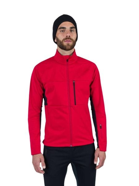 Kurtka Rossignol męska Genetys JKT czerwona. Czerwone kurtki męskie Rossignol, na zimę, l, bez wzorów, z materiału, eleganckie, bez kaptura. Za 433.55 zł.