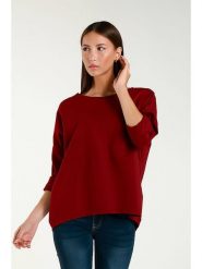 Tamba Bluza w kolorze czerwonym rozmiar: 36-42. Czerwone bluzy bez kaptura damskie Tamba. Za 78.84 zł.